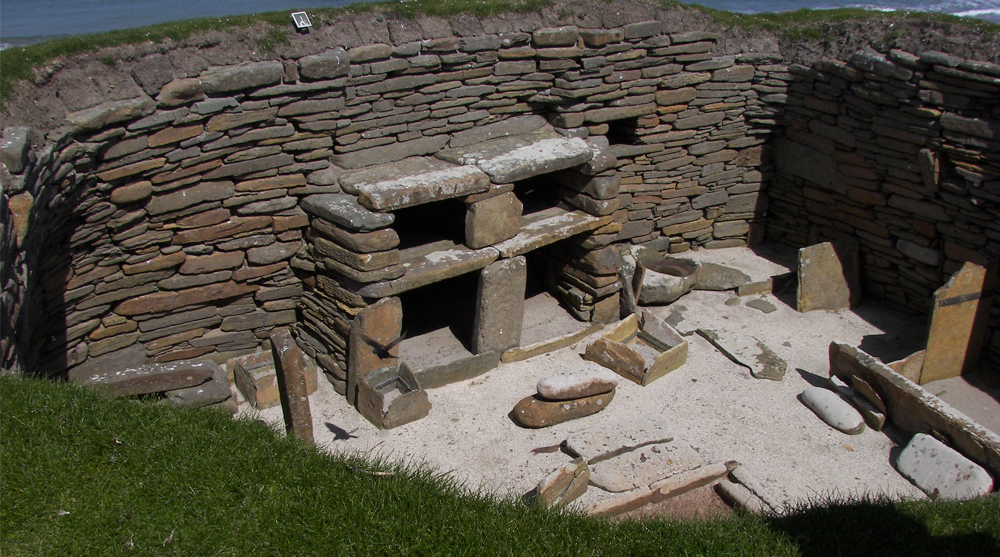 prehistoric architecture neolithic village skara brae
